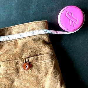 Orvis midi leather skirt size 10